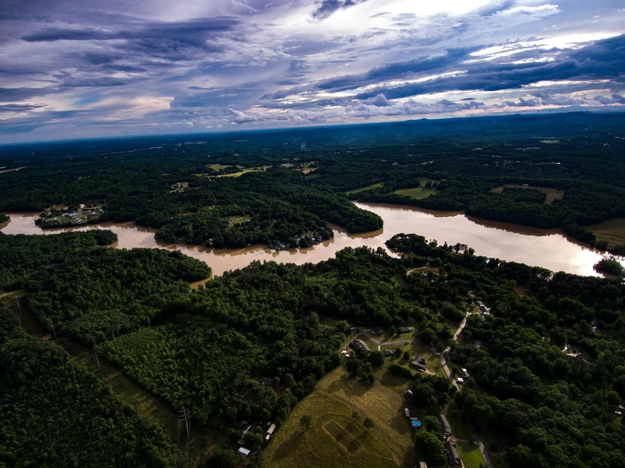 Saluda Lake area, Easley, South Carolina